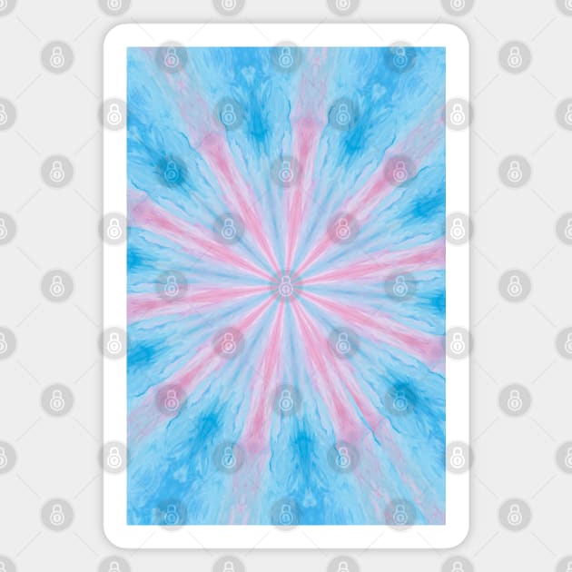 Pastel Zen Mandala 19 Magnet by FasBytes